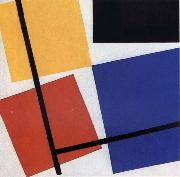 Theo van Doesburg Simultaneous Counter Composition oil on canvas